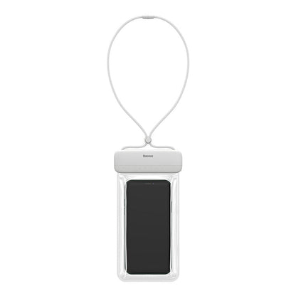 Baseus Let's Go Slip Cover Waterproof Pouch Casing with Lanyard White