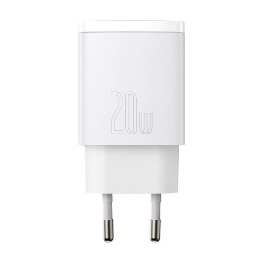 Baseus Compact Quick Charger U+C 20W EU White