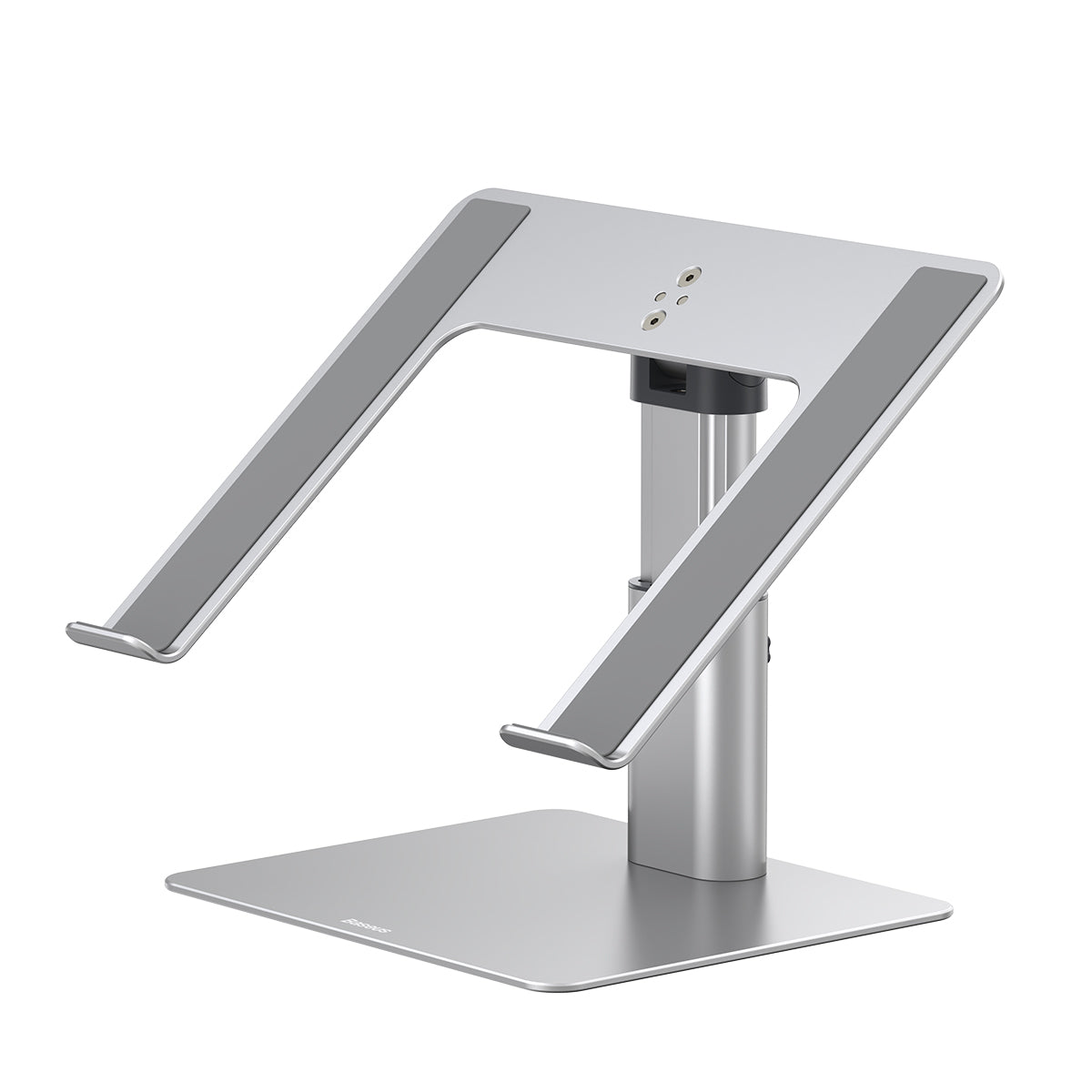 Baseus Metal Adjustable Laptop Stand Silver on white background