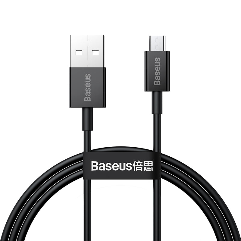 Baseus Superior Series Fast Charging Data Cable USB to Micro 2A Black