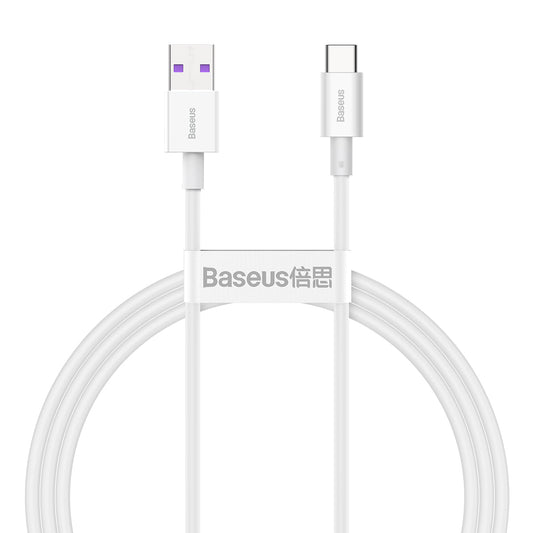 Baseus Superior Series Fast Charging Data Cable USB to Type-C 66W 1M White