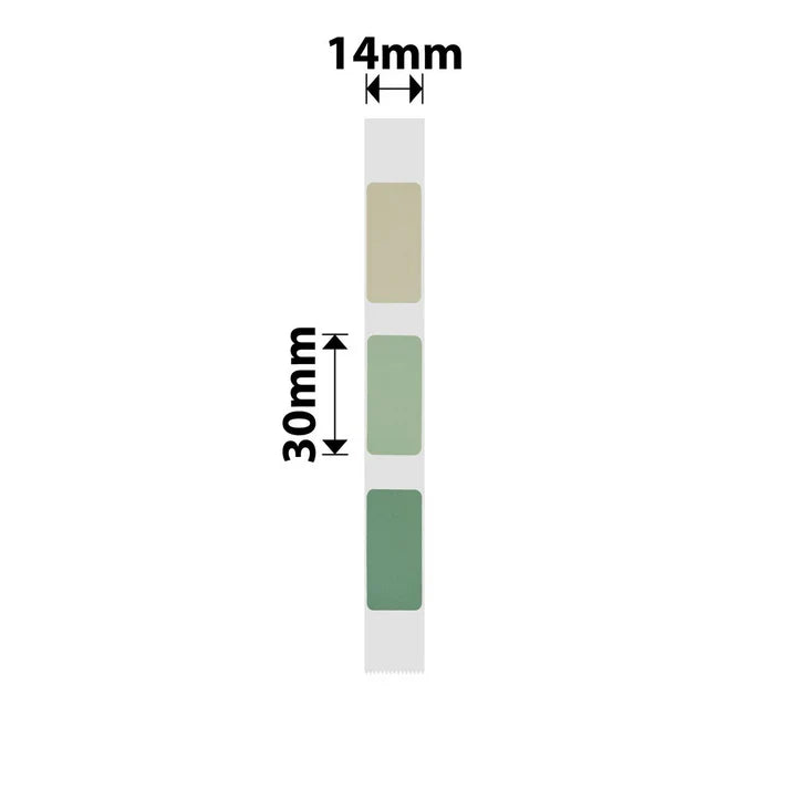 Niimbot Color Series Thermal Label For D11/D110/D101 14x30mm-210pcs Green 3