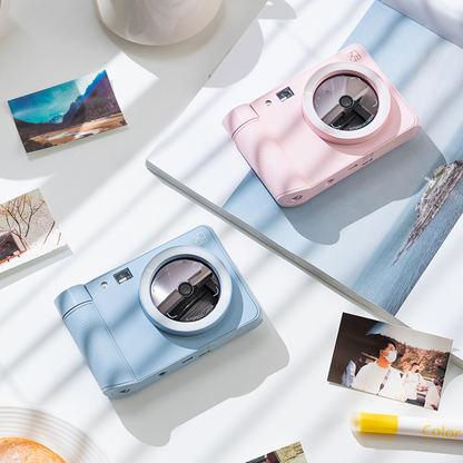 HPRT - Z1 - Instant Camera & Photo Printer with 5 Photo Papers - Portable - Outdoor/Live Style/