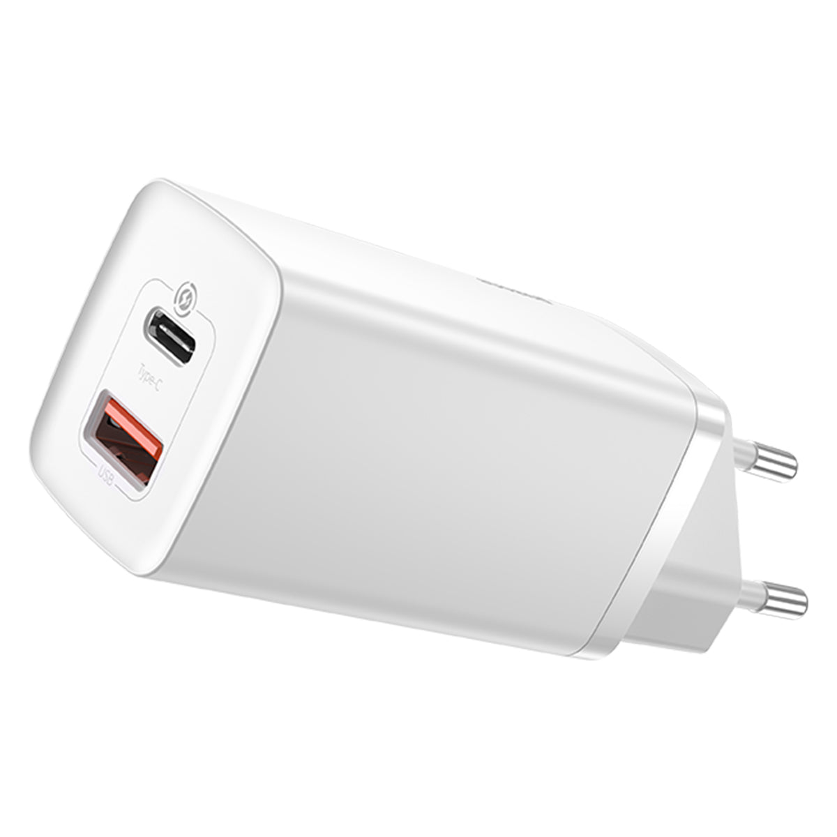 Baseus GaN2 Lite Quick Charger 65W Type-C & USB EU White