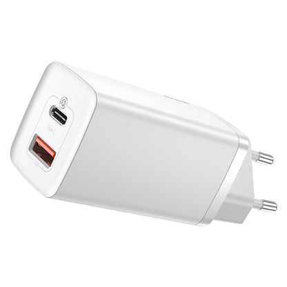 Baseus GaN2 Lite Quick Charger 65W Type-C & USB EU White