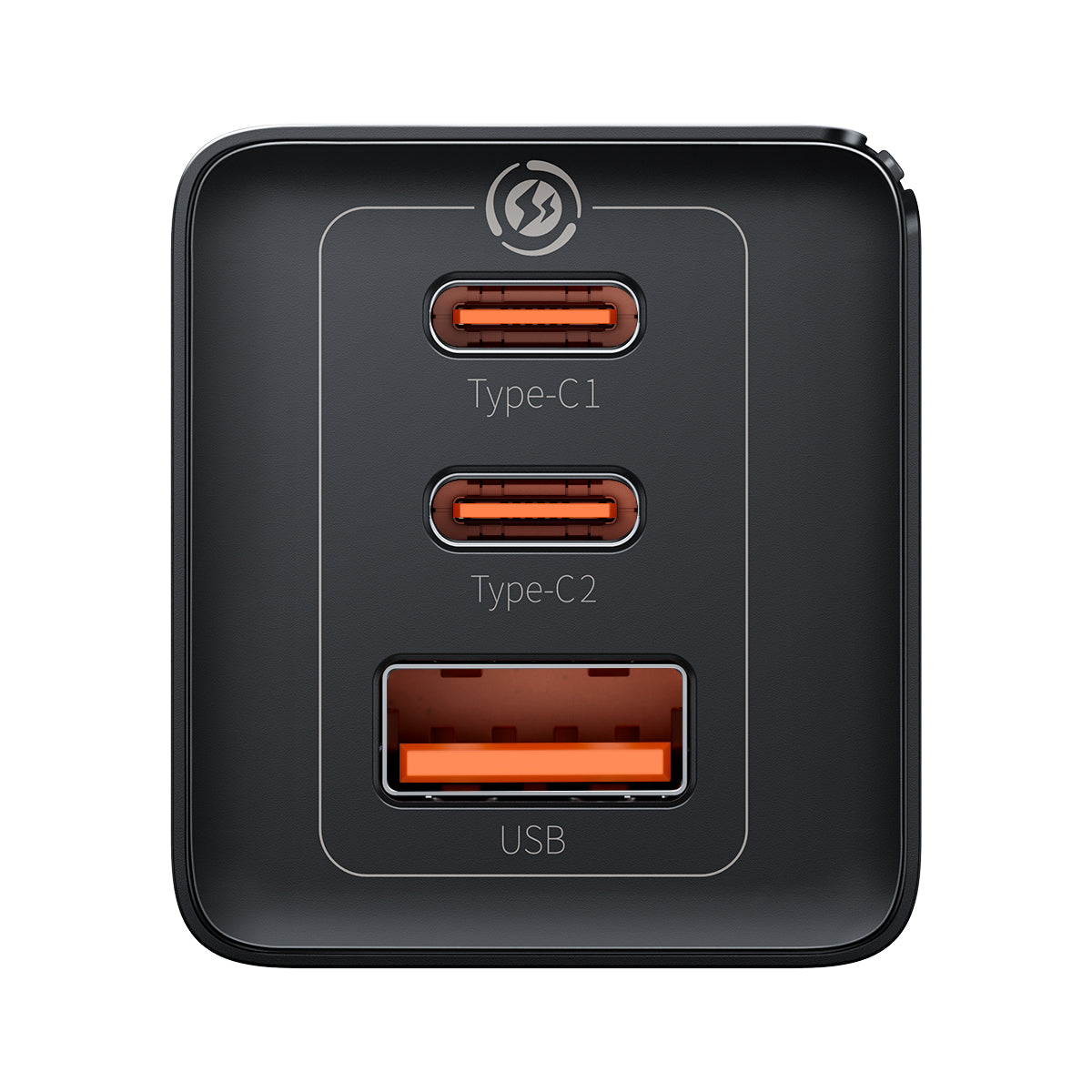 Baseus GaN5 Pro Fast Charger 2C+U 65W EU Adapter Black