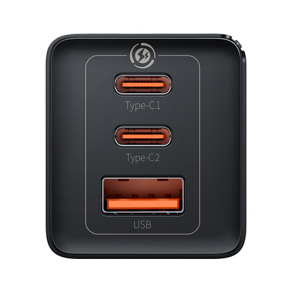 Baseus GaN5 Pro Fast Charger 2C+U 65W EU Adapter Black