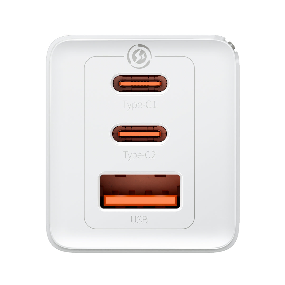 Baseus GaN5 Pro - 65W 3 - Port (2C1A) EU Fast Charger - For Mobile Devices
