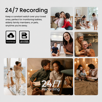 Youkey P310 2.5K QHD Indoor Pet Camera with 360 View and Auto Tracking