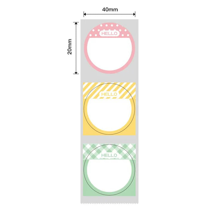Niimbot Color Series Thermal Label For B21/B1/B3S 31x31mm-220pcs-Hello Design
