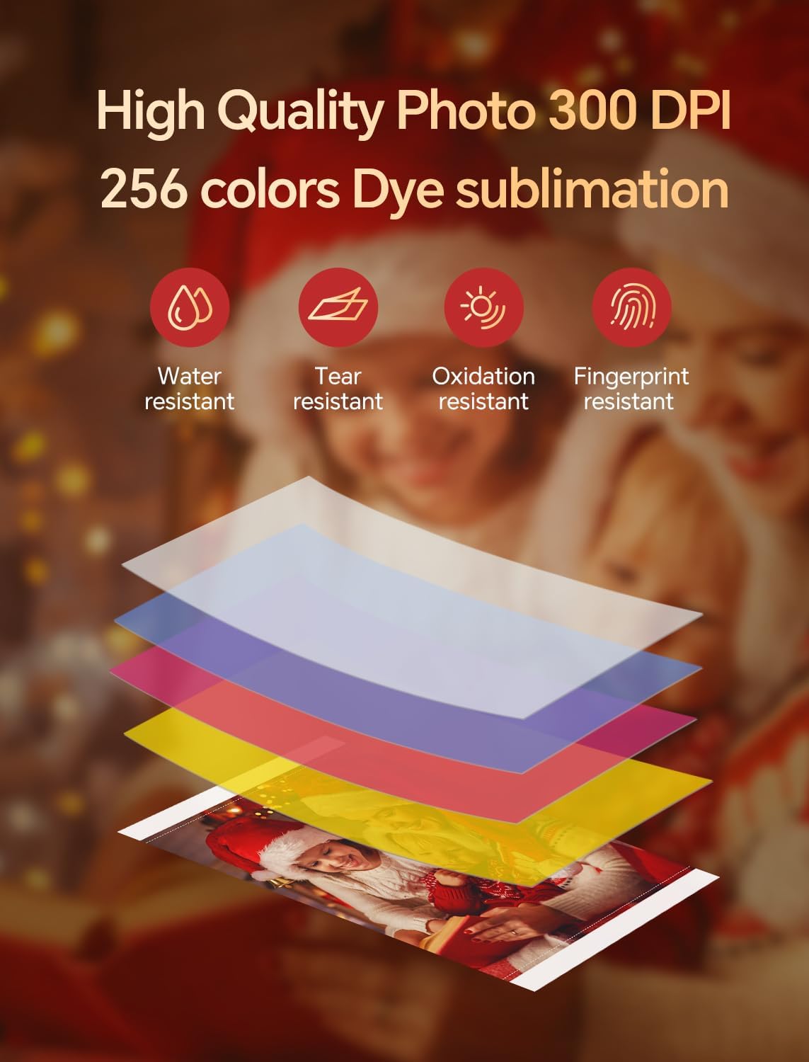 HPRT CP4100 - Wi-Fi Connection Instant 4*6 Paper Photo Printer