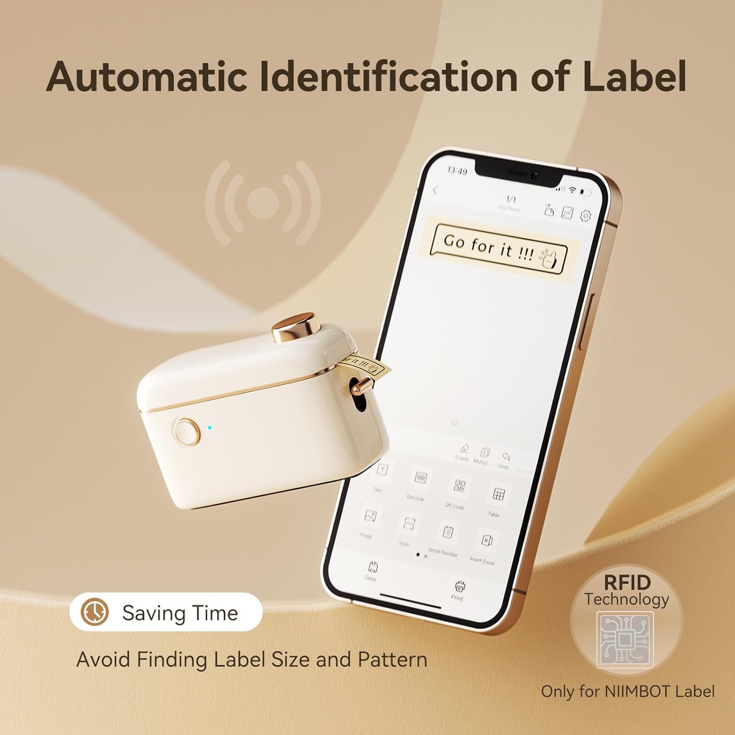Niimbot H1S Portable Thermal Label Printer-Bluetooth Vibrant Color Printing by Your Device - Niimbot Online