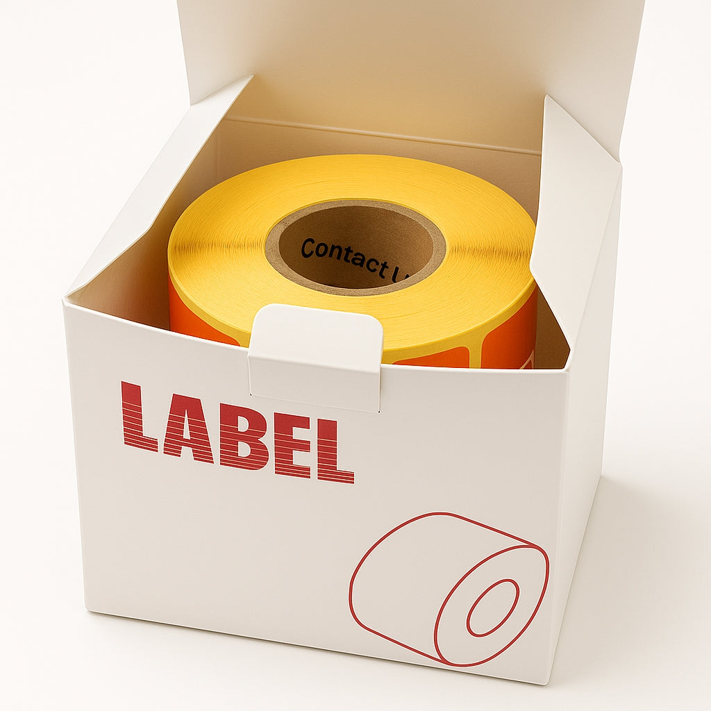 Black Rhino - 100×50mm-500pcs Semi-gloss Fragile Label