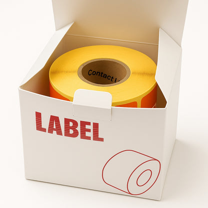 Black Rhino - 100×50mm-500pcs Semi-gloss Fragile Label