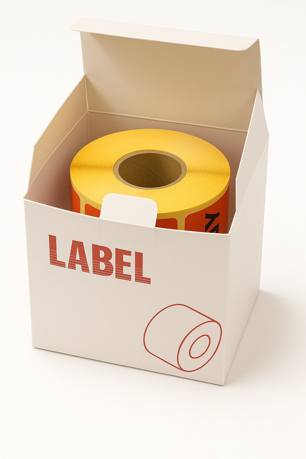 Black Rhino 100×50mm-500pcs Semi-gloss Square Label - PRIORITY