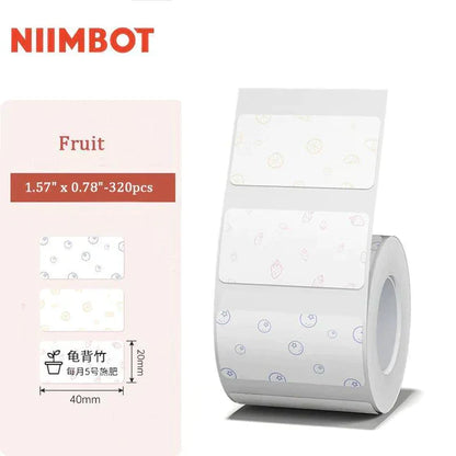 Niimbot Color Series Thermal Label For B21/B1/B3S 40x20mm-320pcs Fruit