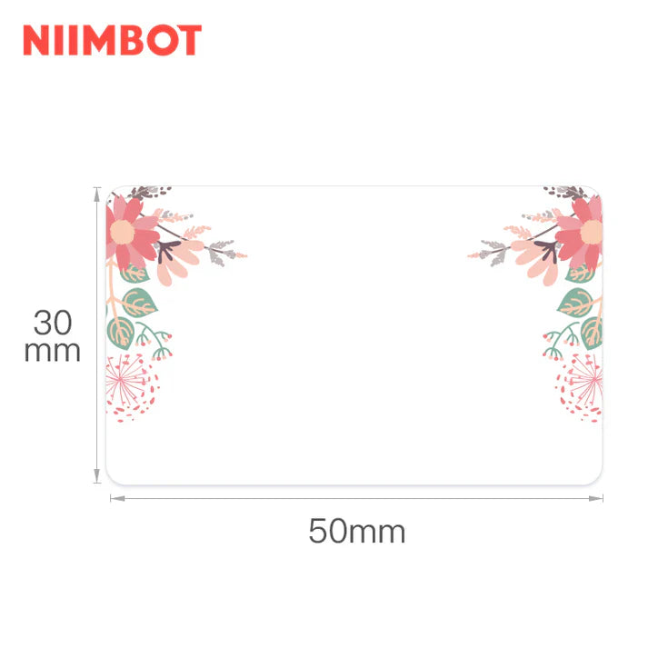 Niimbot Color Series Thermal Label For B21/B1/B3S 50x30mm-230pcs Spring