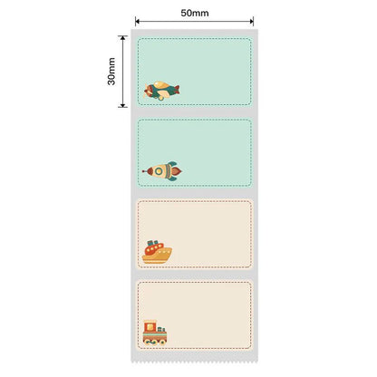 Niimbot Color Series Thermal Label For B21/B1/B3S 50x30mm-230pcs Toy Design