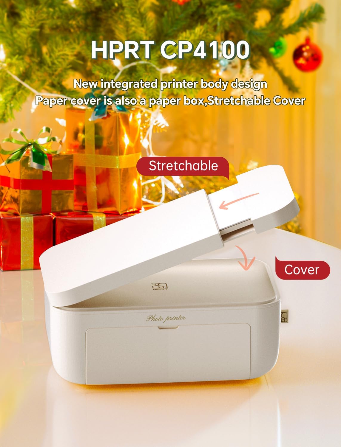 HPRT CP4100 - Wi-Fi Connection Instant 4*6 Paper Photo Printer