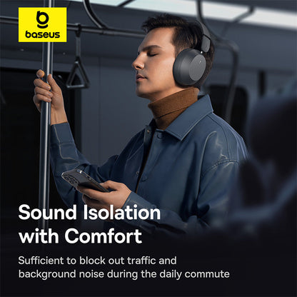 Baseus - Bass 35 Max - Wireless Headphones - Max Bass, Bluetooth 5.3 - Music, Sports