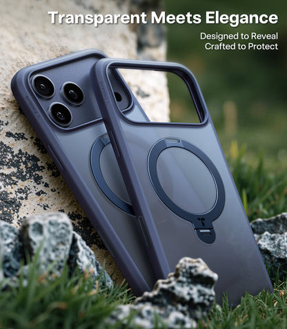 TORRAS MagSafe Case Compatible with iPhone 17 Pro Rotating Stand Slim