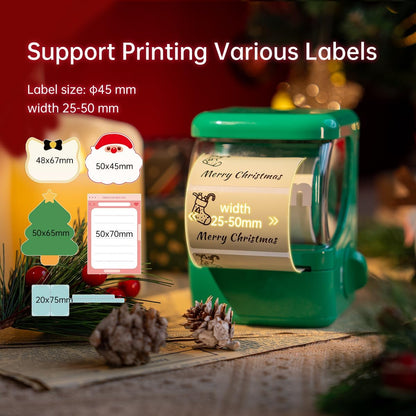 HPRT NEW1 Portable Thermal Label Printer with One Label Roll