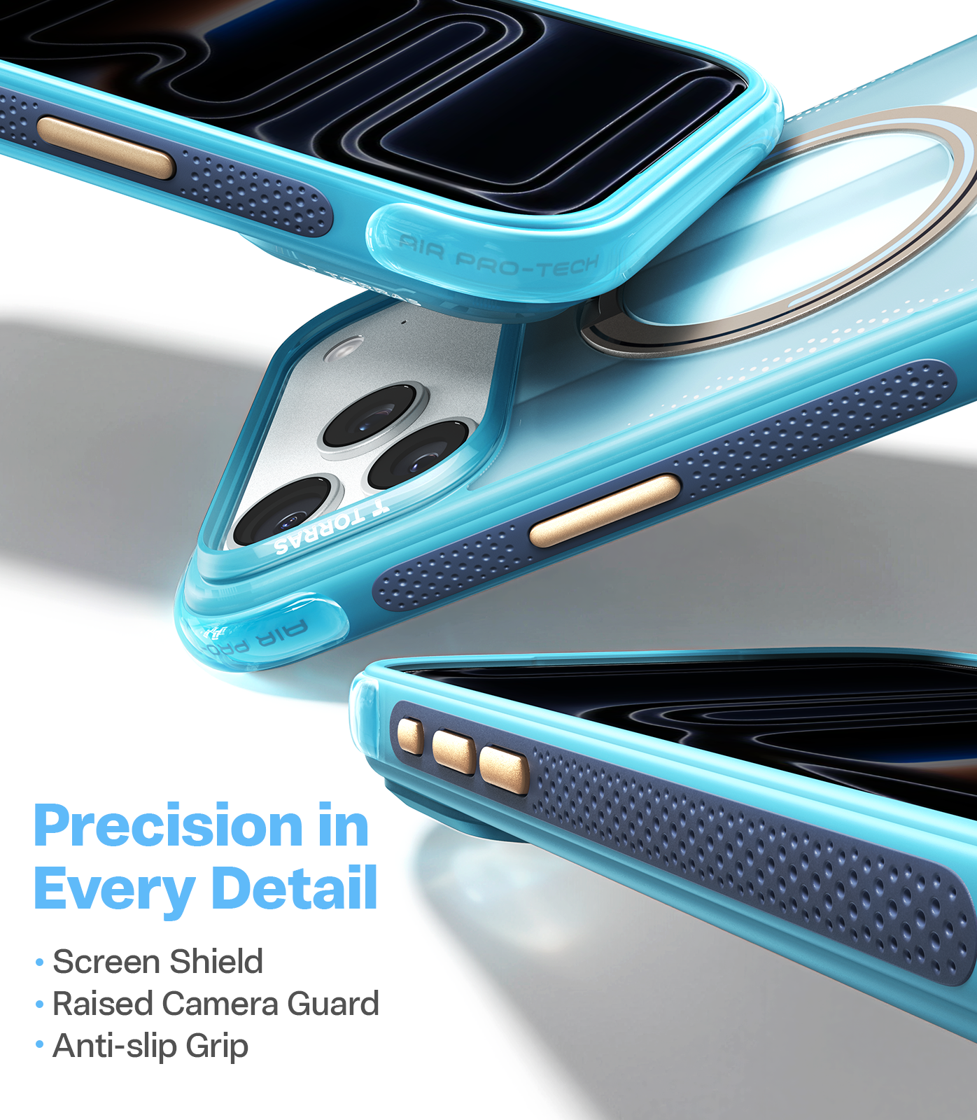 Torras iPhone 17 MagSafe 360 Kickstand Case Argentina Football Edition