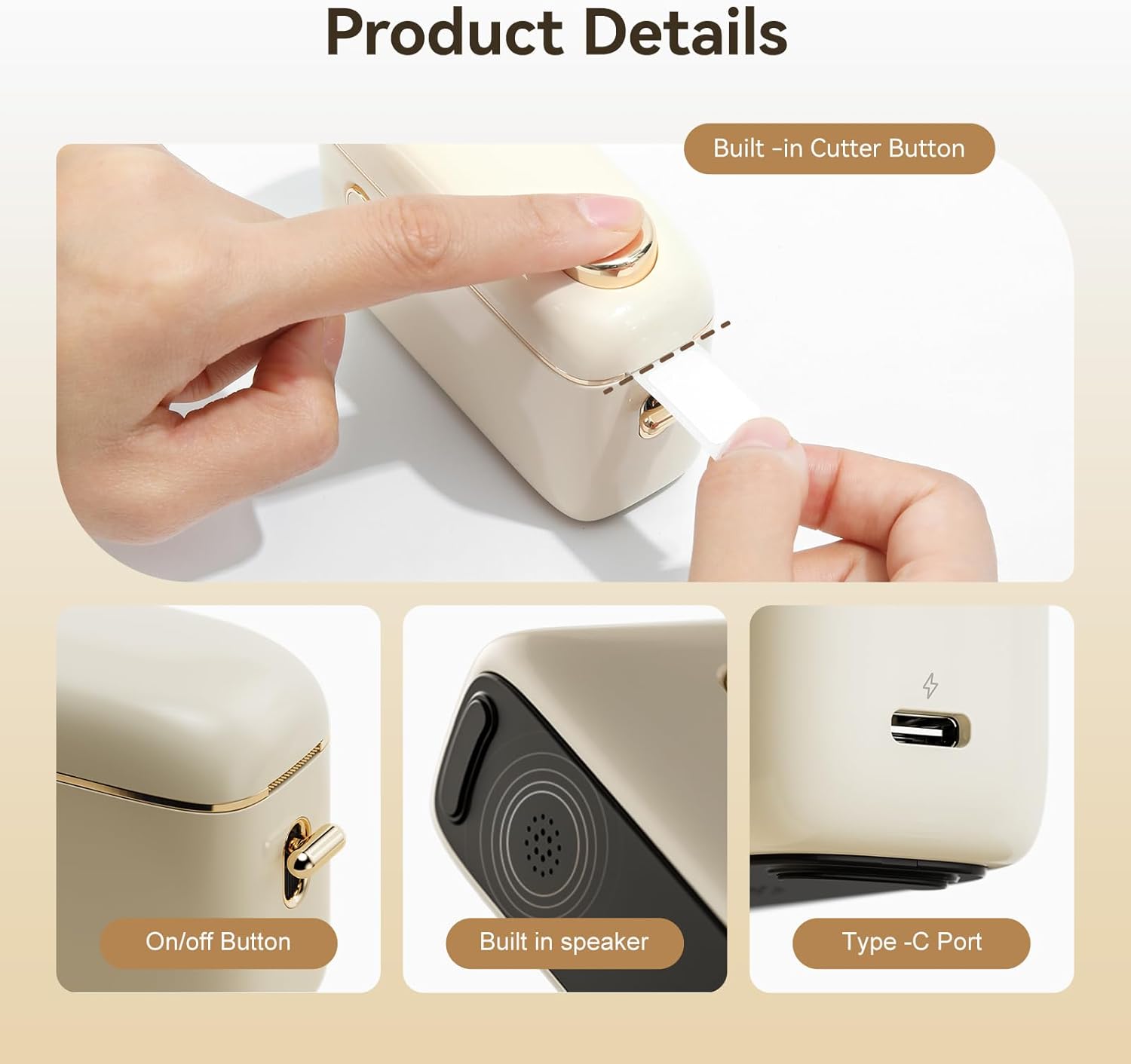 Niimbot H1S Portable Thermal Label Printer-Bluetooth Vibrant Color Printing by Your Device - Niimbot Online