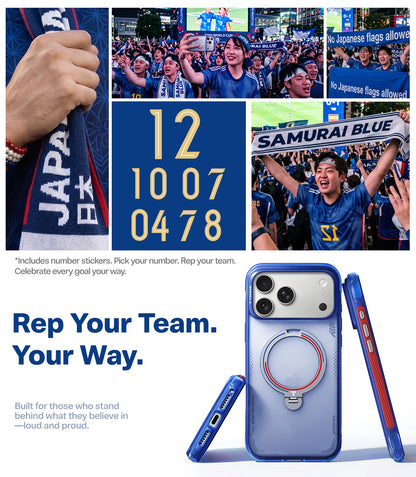 Torras iPhone 17 MagSafe 360 Kickstand Case Japan Football Edition