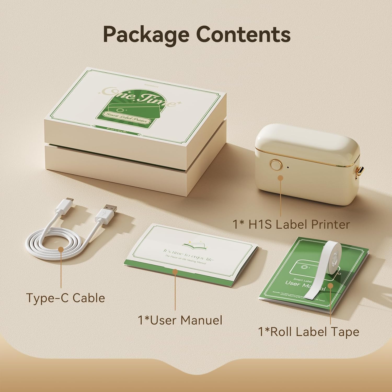 Niimbot H1S Portable Thermal Label Printer-Bluetooth Vibrant Color Printing by Your Device - Niimbot Online