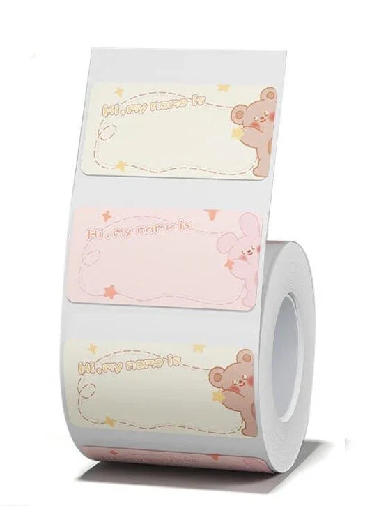 Niimbot Animal Series Thermal Label For B21/B1/B3S 40x20mm-320pcs-Say hi