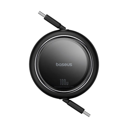 Baseus Free2Draw 100W Mini Retractable Charging Cable cluster black