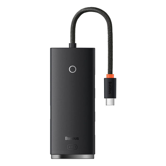 Baseus Lite Series 4-Port USB-A HUB Adapter (USB-A to USB-A 3.0 x4) - 25cm Black 1
