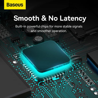 Baseus Lite Series 4-Port USB-A HUB Adapter (USB-A to USB-A 3.0 x4) - 25cm White 7