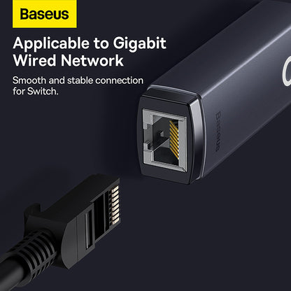 Baseus Lite Series Ethernet Adapter Type-C to RJ45 LAN Port 5