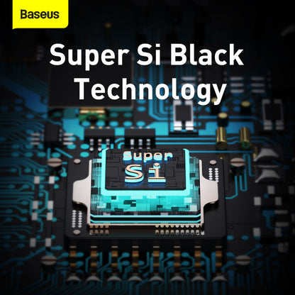 Baseus Super Si 25W Quick Charger and 1M Type C to Type C Cable - Black 7