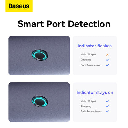 Baseus Ultrajoy Series 7 Port Type-C HUB Docking Station 4
