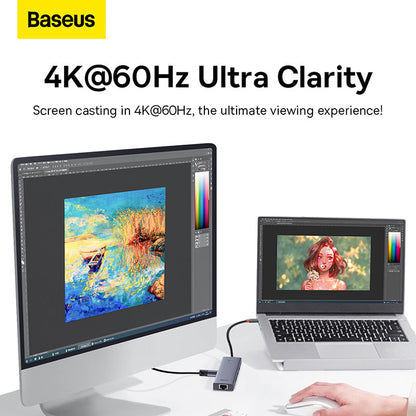 Baseus Ultrajoy Series 7 Port Type-C HUB Docking Station 5