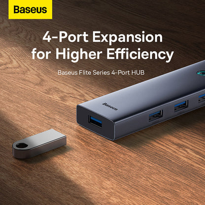 Baseus Ultrajoy Series Type C to 4-Port USB 3.0 Smart HUB 4