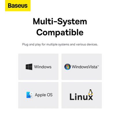 Baseus Ultrajoy Series Type C to 4-Port USB 3.0 Smart HUB 8