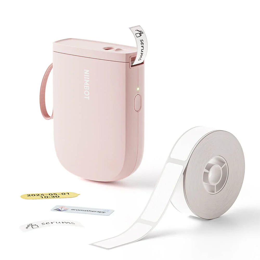 NIIMBOT D11H - Portable Label Printer - For Narrow-format Precise Printing Pink