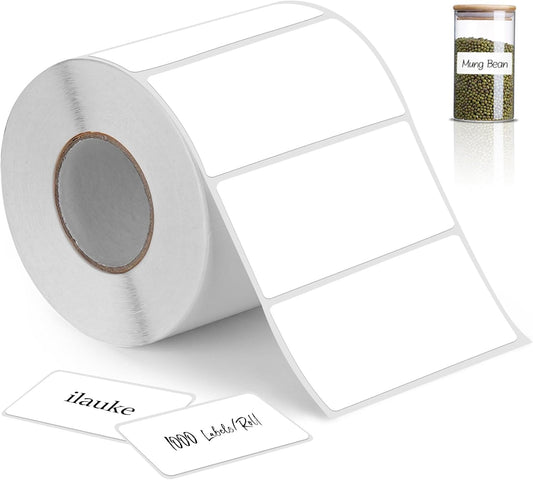 Black Rhino - Blank labels on rolls - Thermal Top Labels - 100x50mm-500 pieces