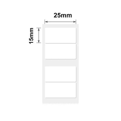 Niimbot White Series Thermal Label for B21/B1/B3S 25x15mm 2 - 460pcs