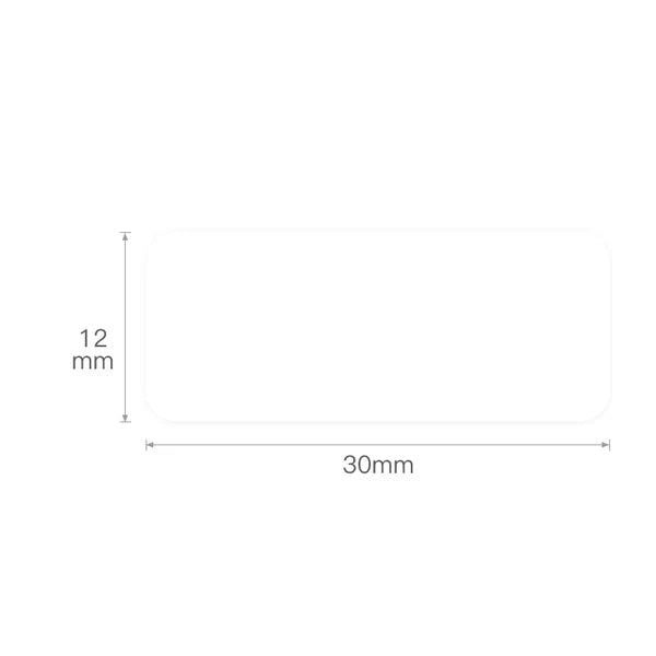 Niimbot White Series Thermal Label For D11/D110/D101 12x30mm-210pcs