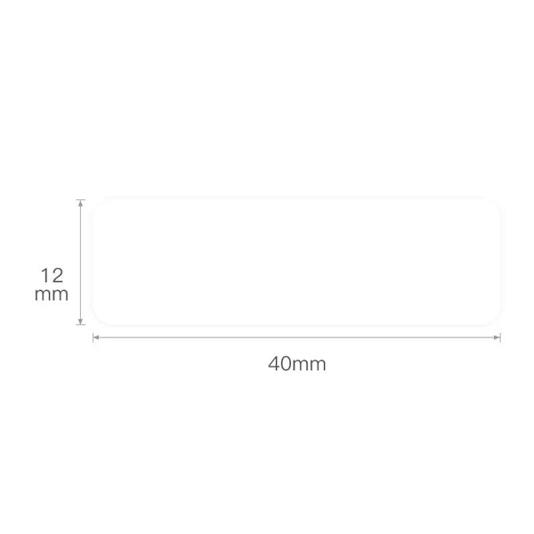 Niimbot White Series Thermal Label For D11/D110/D101 12x40mm-160pcs
