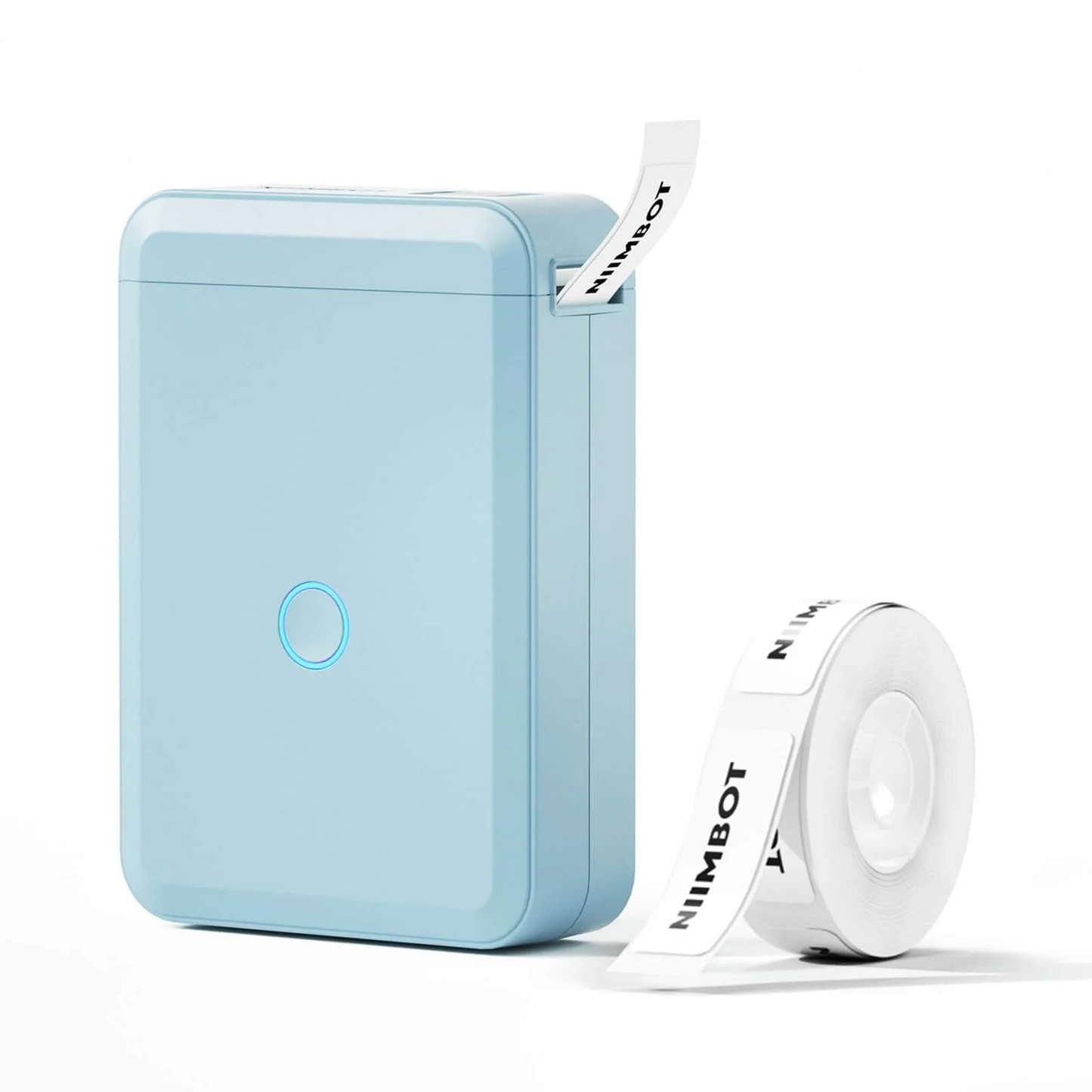 NIIMBOT D110 Portable Label Printer with a Free Tape - For Home & School Use blue