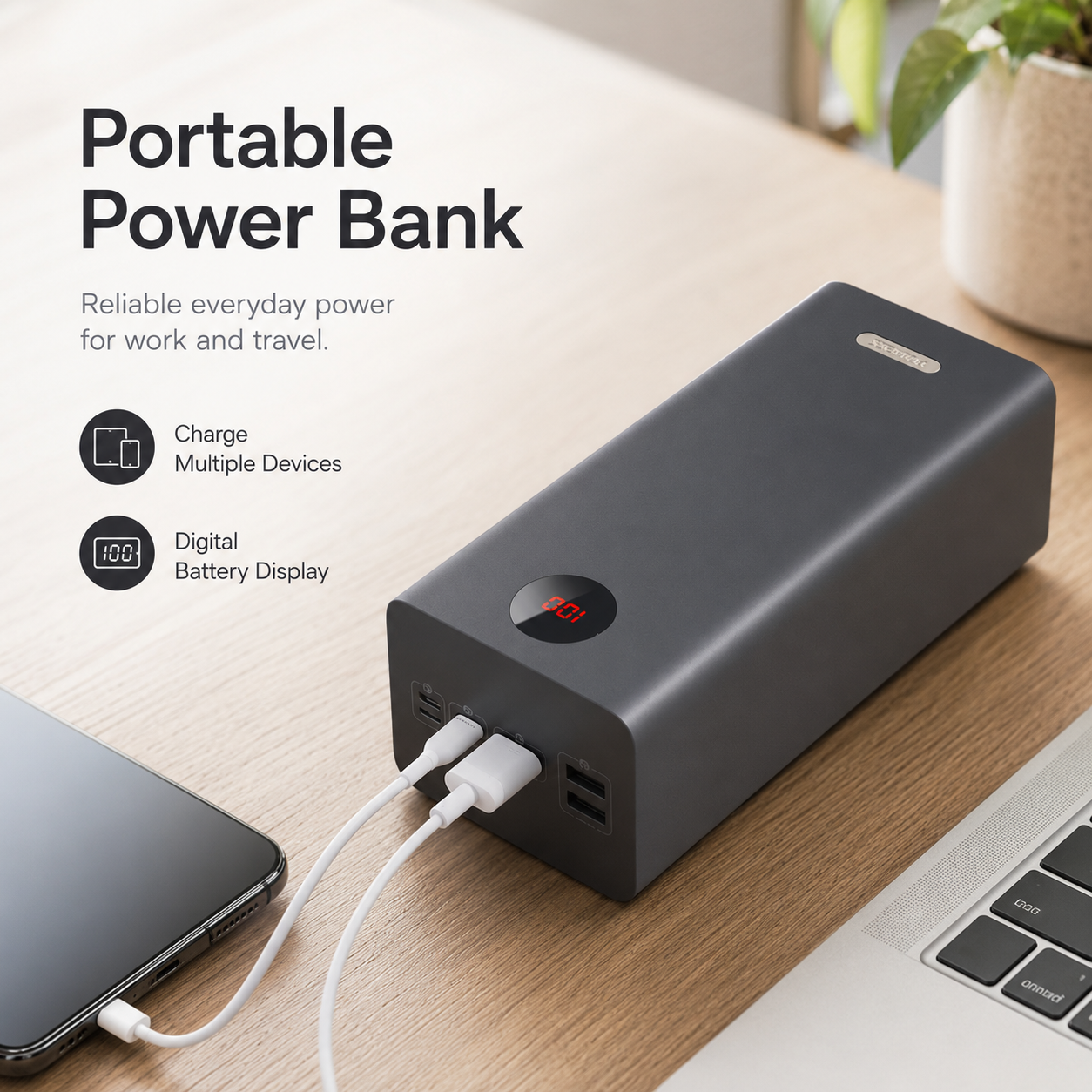 Romoss PEA57 60000mAh 22.5W Fast Charging Power Bank