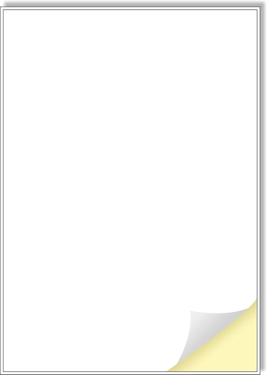 Black Rhino - Blank labels on sheet - A4-1UP