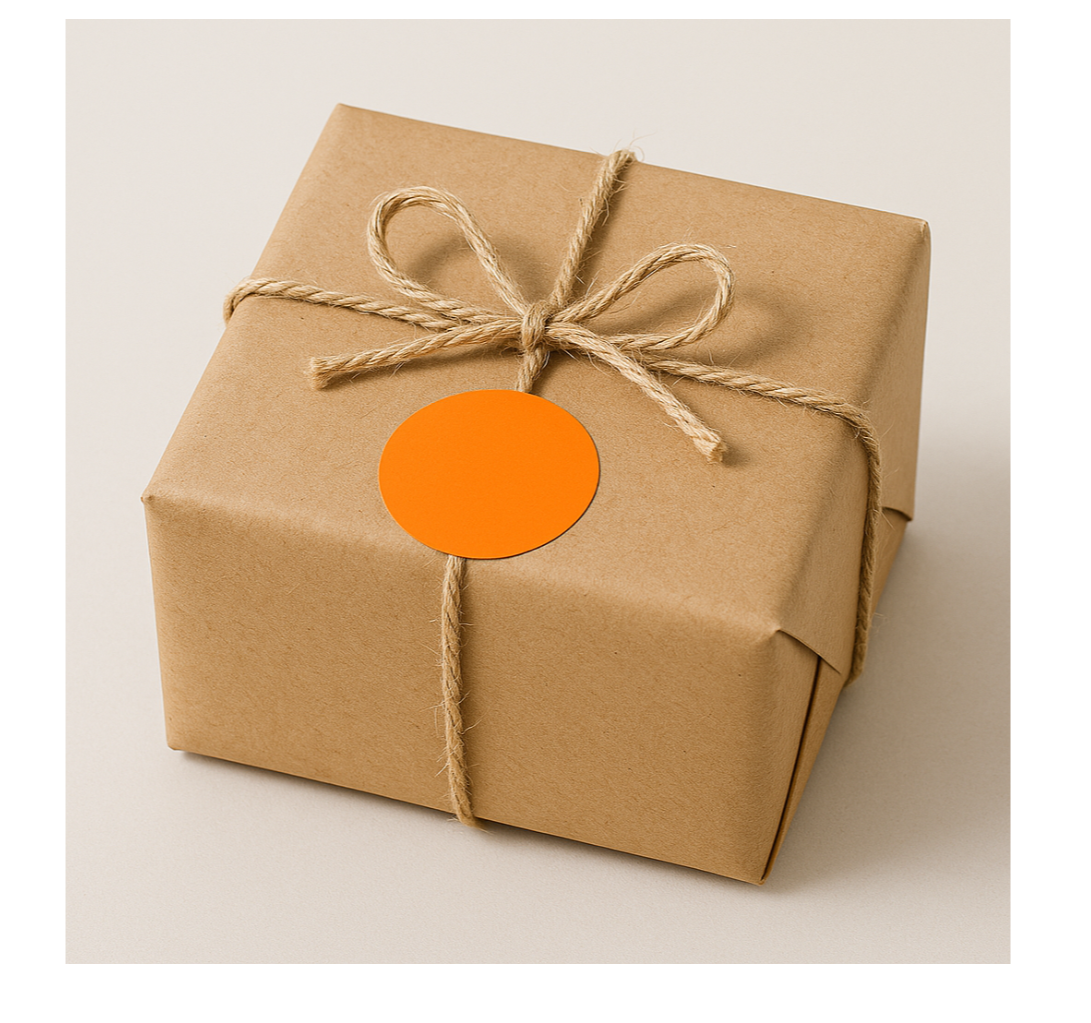 Thermal 34mm Round Self-Adhesive Stickers-1000 Labels-Durable & Easy to Use